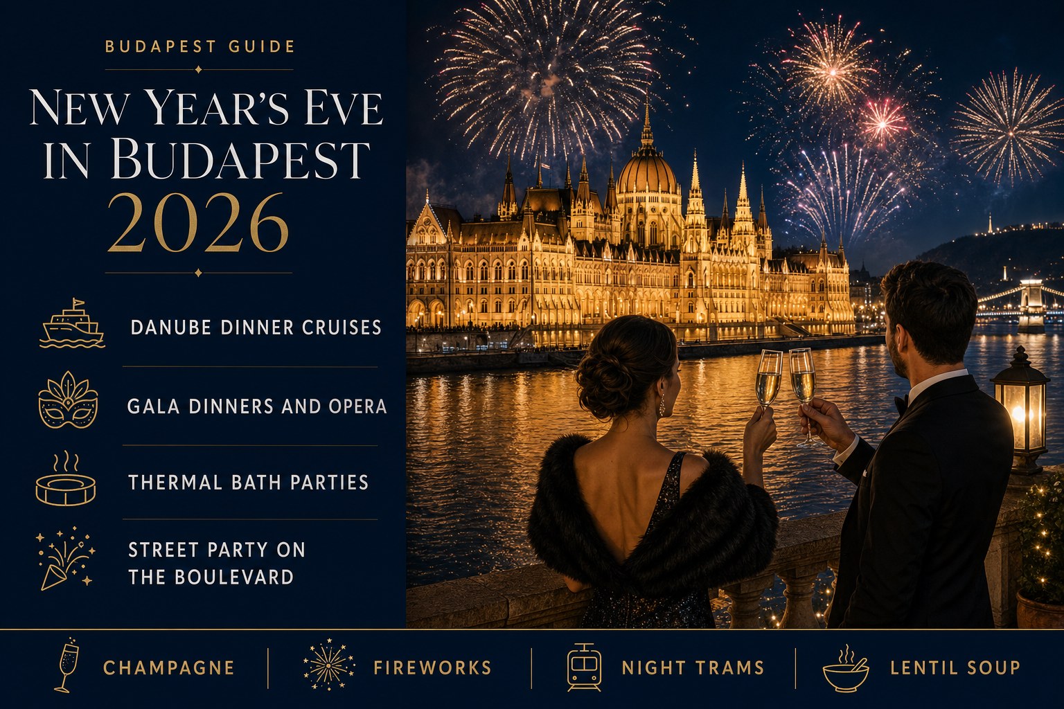 New Year's Eve in Budapest 2026: Parties, Cruises and Where to Celebrate